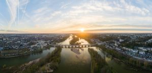 Prises de vues aériennes à Tours et sa région